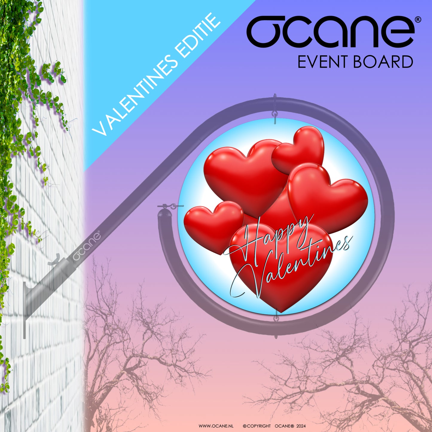 OCANE-EVENT BOARD HAPPY VALENTINES