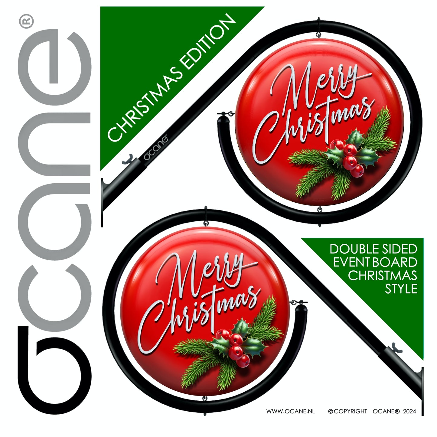 OCANE-EVENT BOARD MERRY CHRISTMAS