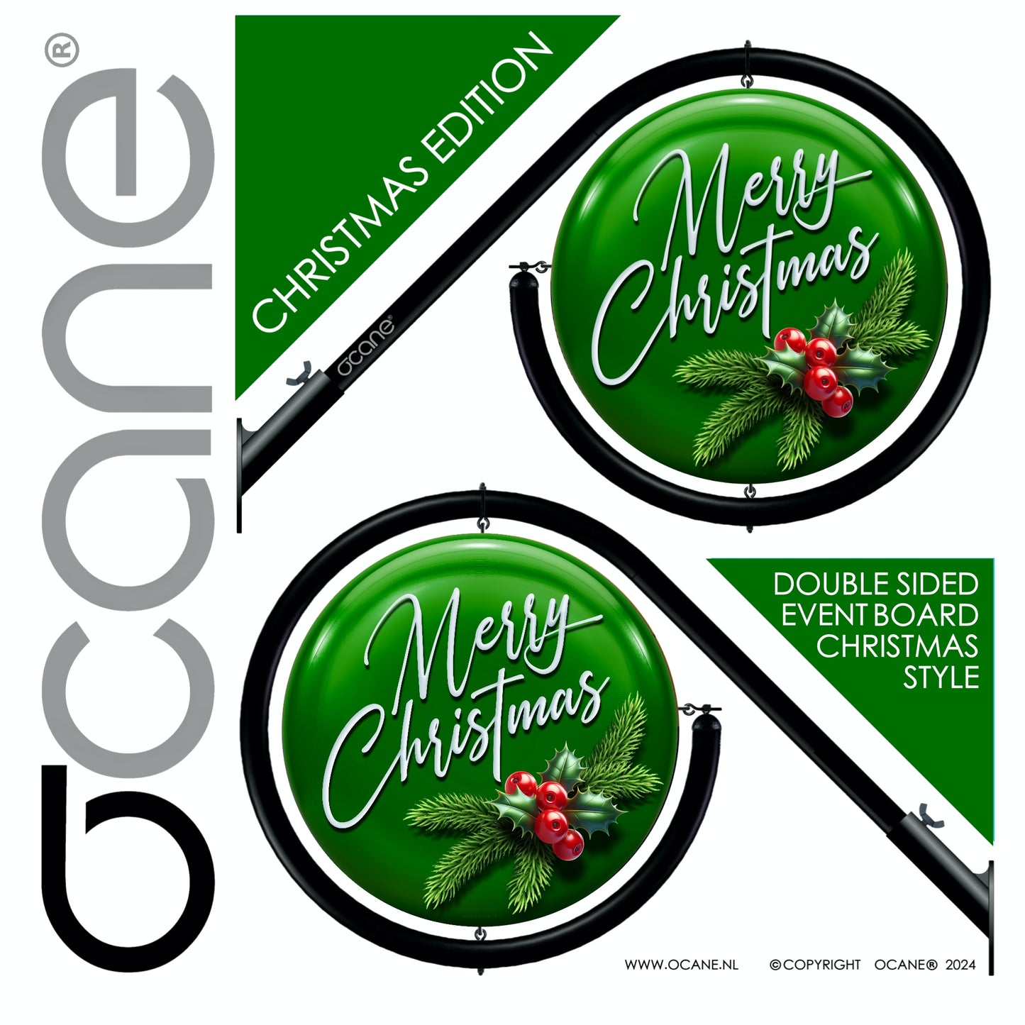 OCANE-EVENT BOARD MERRY CHRISTMAS