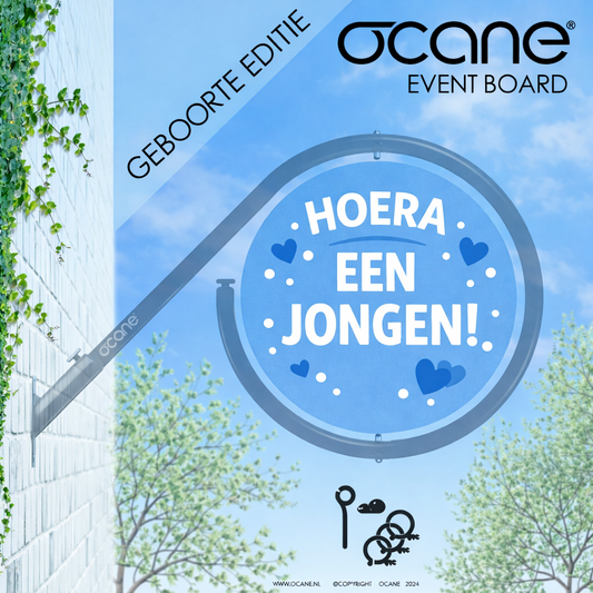 OCANE-EVENT BOARD Hoera een jongen!
