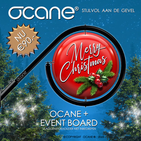 OCANE + MERRY CHRISTMAS BORD