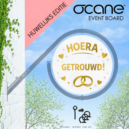 OCANE-EVENT BOARD Hoera getrouwd!