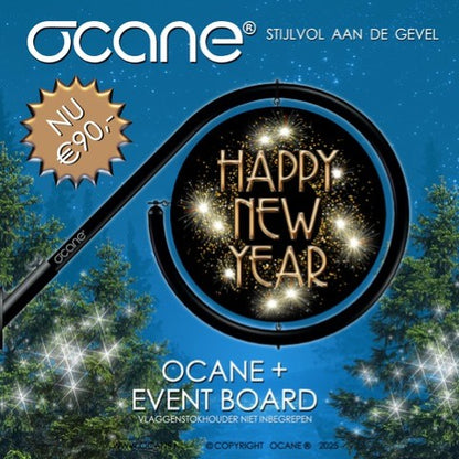OCANE + Happy New Year bord!